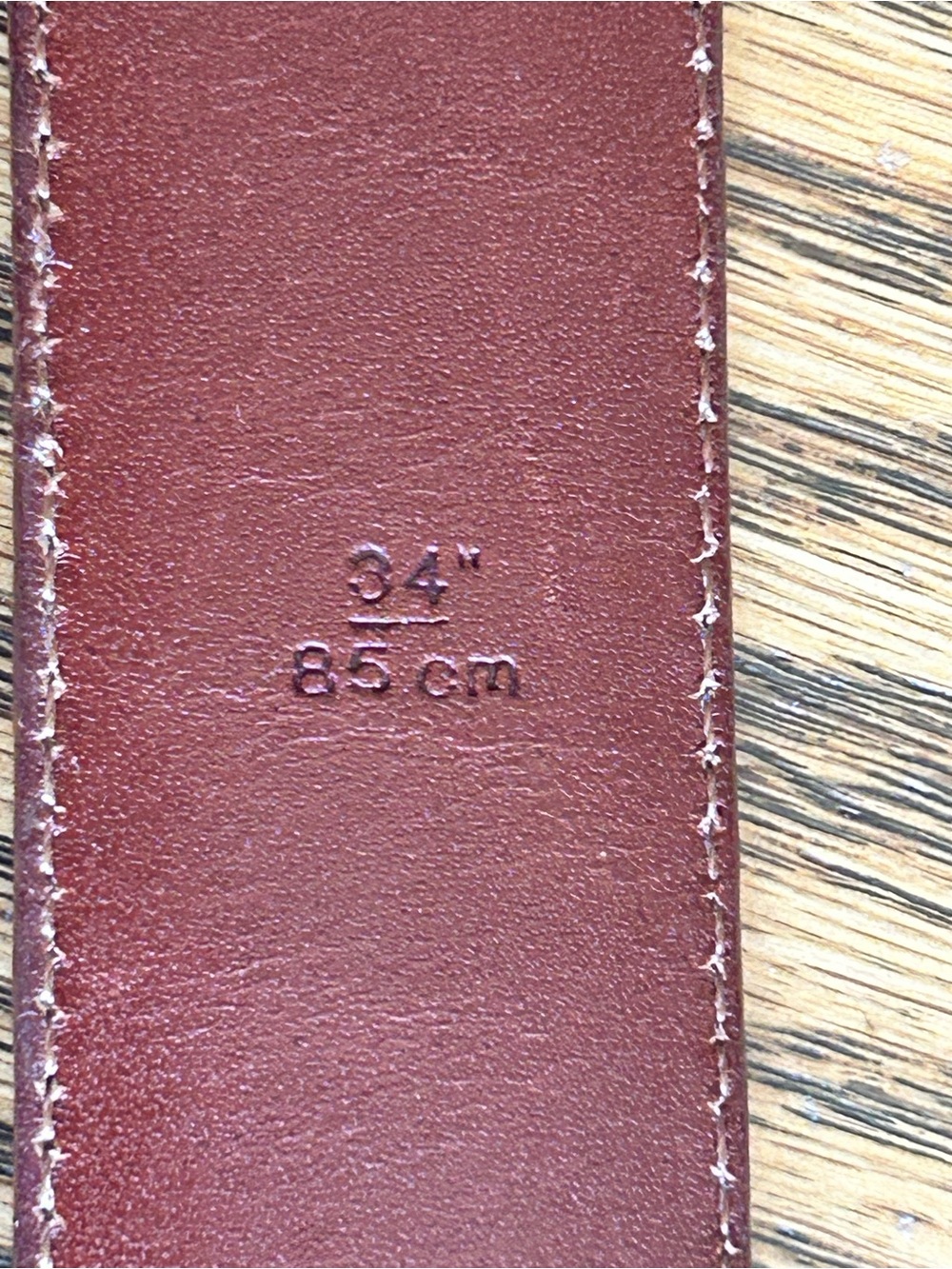 Coach Vintage Women’s Brown Leather Belt with Brass Buckle 34” - Picture 7 of 9